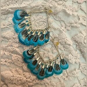 **Retired Kendra Scott Raven Earrings - Never Worn**